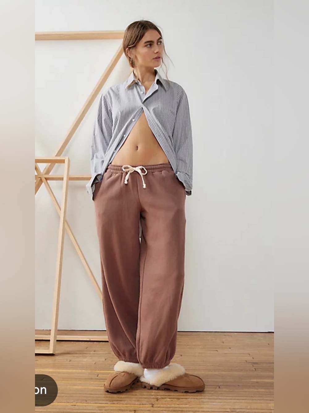 BRENDA SOFT JOGGER SWEATPANT, WOMEN'S FROM URBAN OUTFITTERS